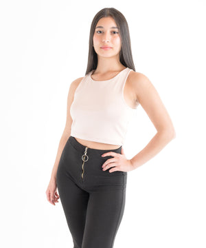 Blusas Crop Top Básica