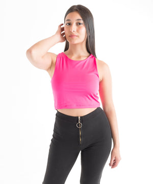 Blusas Crop Top Básica